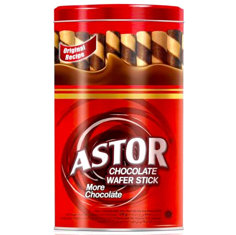 Astor Chocolate Flavour Wafer Sticks 330g - Asian Online Superstore UK