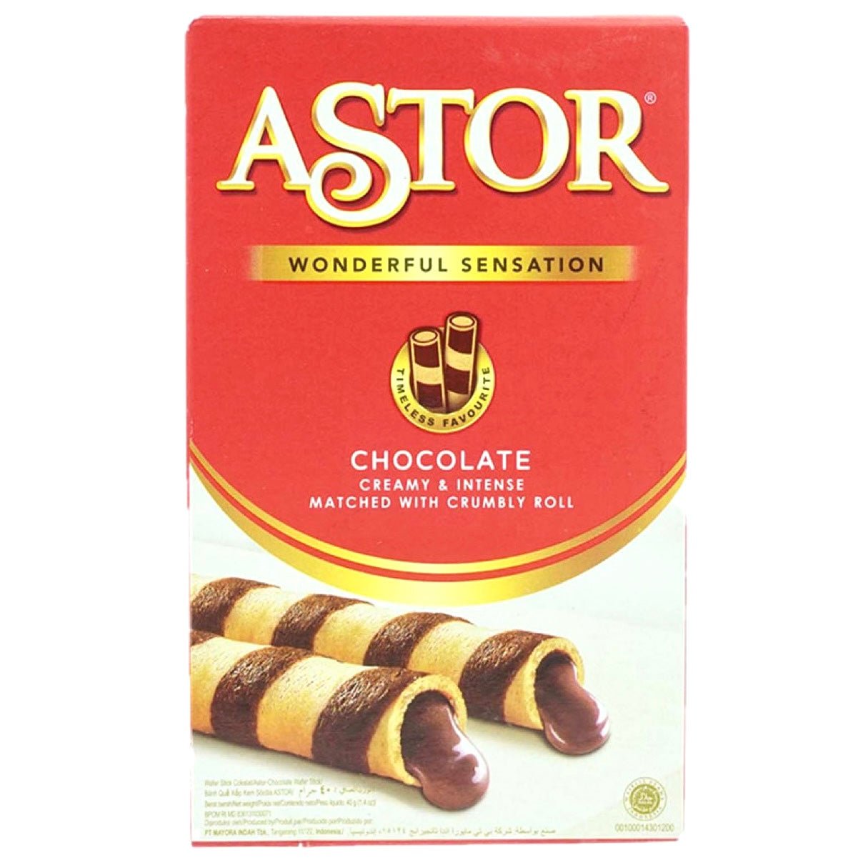 Astor Chocolate Flavour Wafer Sticks 40g - Asian Online Superstore UK