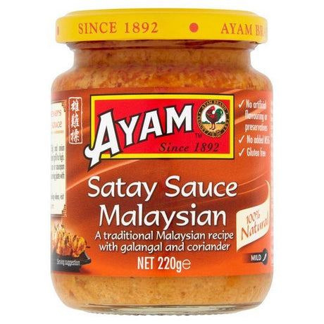 Ayam Satay Sauce Malaysian (Mild) 220g - Asian Online Superstore UK