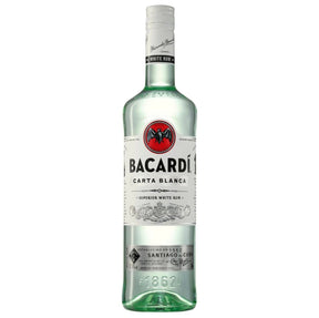 Bacardi Carta Blanca White Rum (37.5% vol.) 700ml | Asian Grocery UK