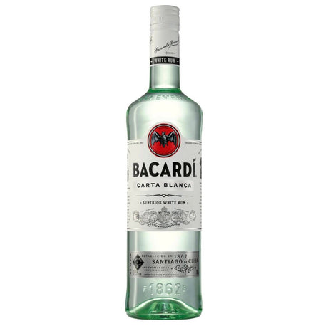 Bacardi Carta Blanca White Rum (37.5% vol.) 700ml - Asian Online Superstore UK