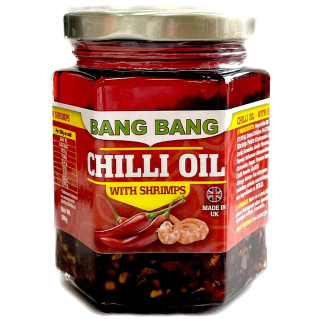 Bang Bang Chilli Oil With Shrimp 180g - Asian Online Superstore UK