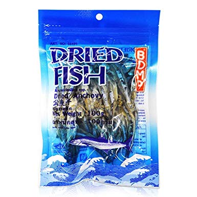 BDMP Dried Fish Anchovy - Dilis (1.5 - 2 inch) 100g - Asian Online Superstore UK
