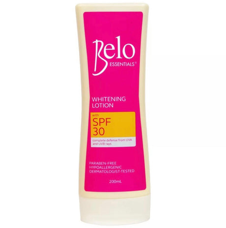 Belo Essentials Whitening Lotion w/ SPF30 200mL - Asian Online Superstore UK