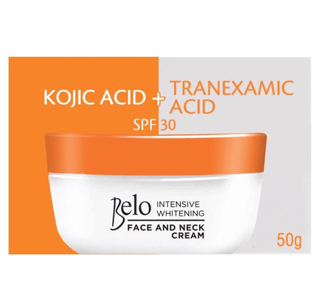 Belo Kojic Acid & Tranexamic Acid Lightening & Brightening Face & Neck Cream 50g - Asian Online Superstore UK