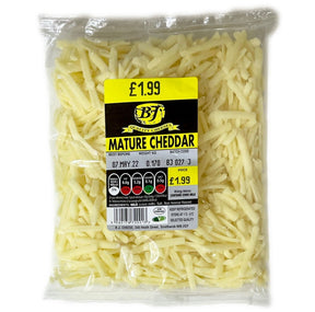 BJ Grated Mature Cheddar Cheese 170g | Asian Grocery UK