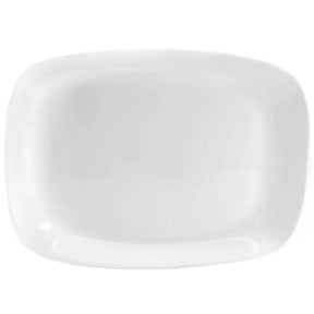 Bormioli Rocco Rectangle Plate Rounded Corner Opal Glass (28x20cm - 11x7 3/4”) | Asian Grocery UK