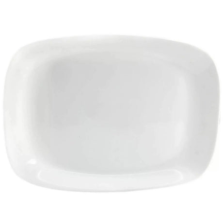 Bormioli Rocco Rectangle Plate Rounded Corner Opal Glass (28x20cm - 11x7 3/4”) - Asian Online Superstore UK