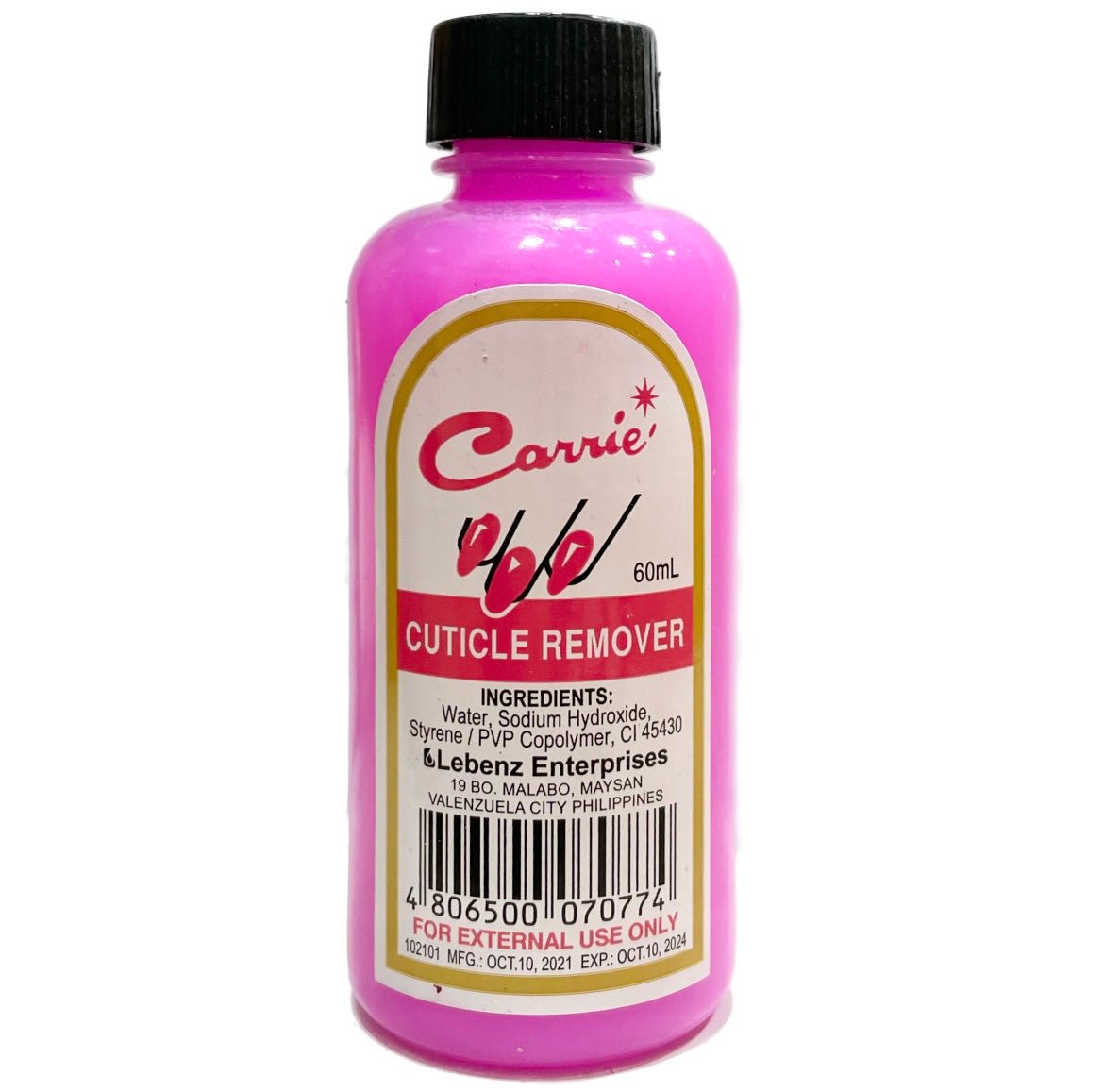 Carrie Cuticle Remover 60ml - Asian Online Superstore UK