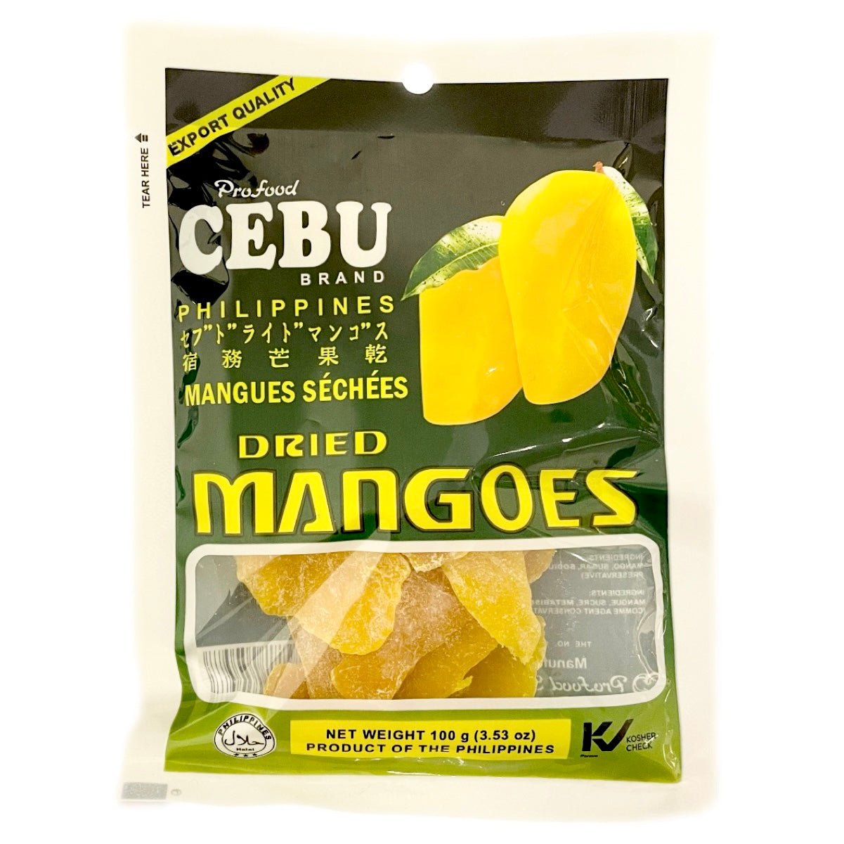 Cebu Brand Dried Mangoes 100g - Asian Online Superstore UK
