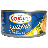 Century Tuna Milkfish Fillet in Vegetable Oil (Bangus) 184g - Asian Online Superstore UK