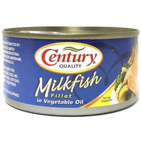 Century Tuna Milkfish Fillet in Vegetable Oil (Bangus) 184g | Asian Grocery UK