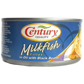 Century Tuna Milkfish Fillets in oil with Black Beans (Tausi-Bangus) 184g | Asian Grocery UK