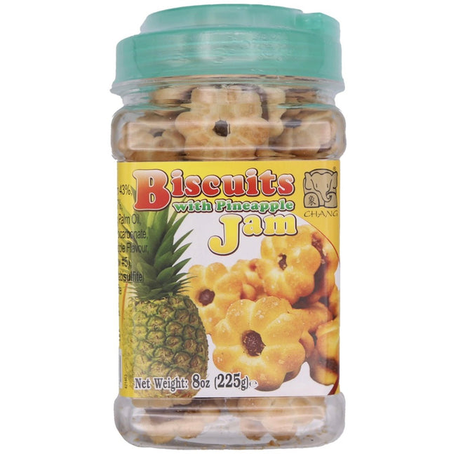 Chang Coconut Biscuits with Pineapple Jam Filling 225g - Asian Online Superstore UK