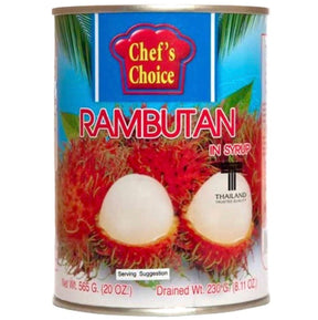 Chef’s Choice Rambutan in Syrup 565g | Asian Grocery UK
