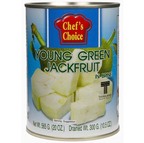 Chef's Choice Young green jackfruit in brine 565g | Asian Grocery UK