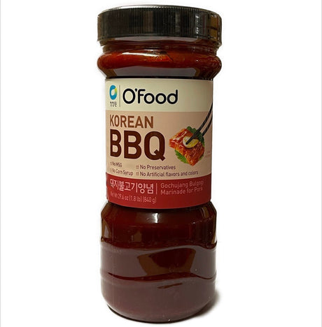 Chung Jung One (Daesang) O’Food Gochujang Bulgogi Marinade for Pork (BBQ Sauce) 840g - Asian Online Superstore UK