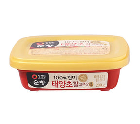 Chung Jung One Gochujang Brown Rice Red Pepper Paste (Square) 200g | Asian Grocery UK