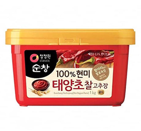 Chung Jung One Gochujang Hot Pepper Paste (Square) 1kg - Asian Online Superstore UK
