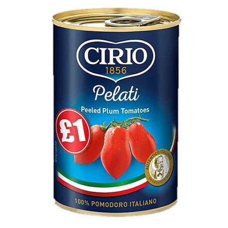 Cirio Peeled Plum Tomatoes (RRP 1.00) 400g - Asian Online Superstore UK