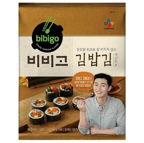 CJ Bibigo Kimbap Roasted Laver Seaweed 1pack(10 sheets) - Asian Online Superstore UK