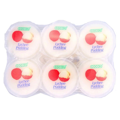 Cocon Lychee Flavour Jelly Pudding with Nata De Coco (6x118g) 708g - Asian Online Superstore UK