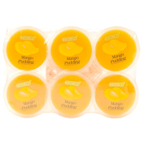 Cocon Mango Flavour Jelly Pudding with Nata De Coco (6x80g) 480g | Asian Grocery UK