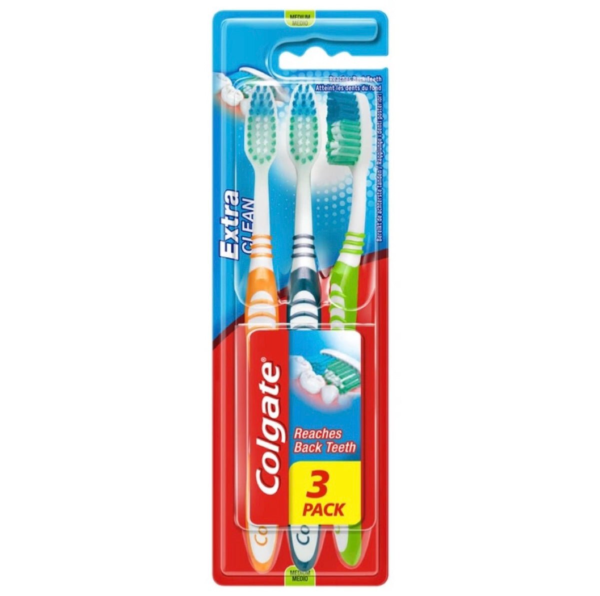 Colgate Extra Clean Tooth Brash (Triple Pack) - Asian Online Superstore UK