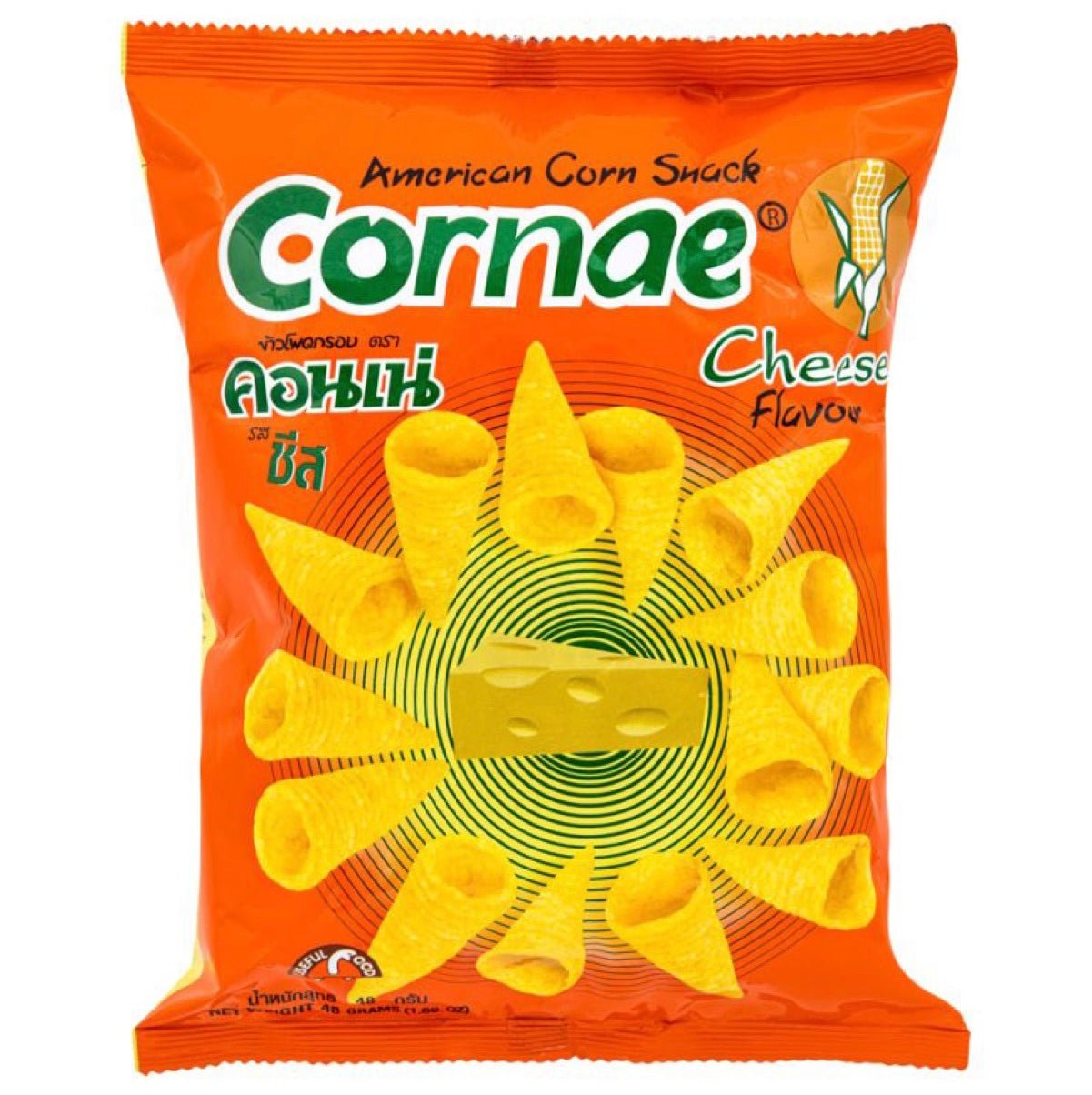 Cornae American Corn Snack Cheese Flavour 48g - Asian Online Superstore UK