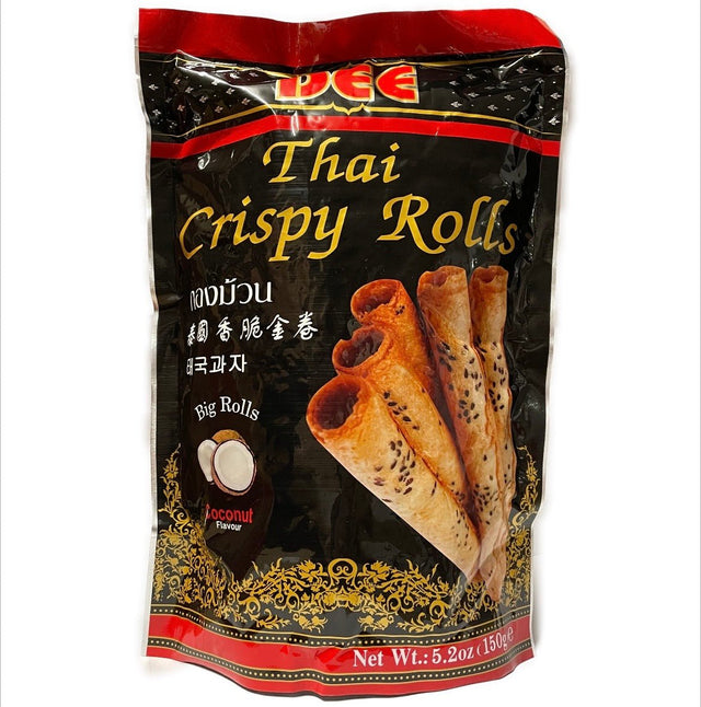 Dee Thai Crispy Rolls Original Coconut Flavour 80g - Asian Online Superstore UK