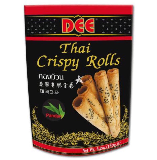 Dee Thai Crispy Rolls Pandan Flavour 150g - Asian Online Superstore UK