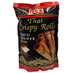 Dee Thai Crispy Rolls Taro Flavour 150g | Asian Grocery UK