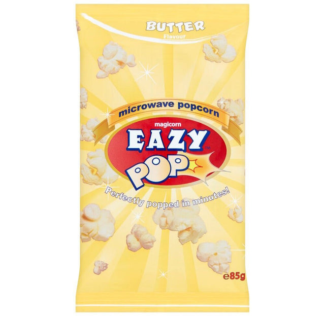 Eazy Pop Microwave Popcorn Butter Flavour 85g - Asian Online Superstore UK