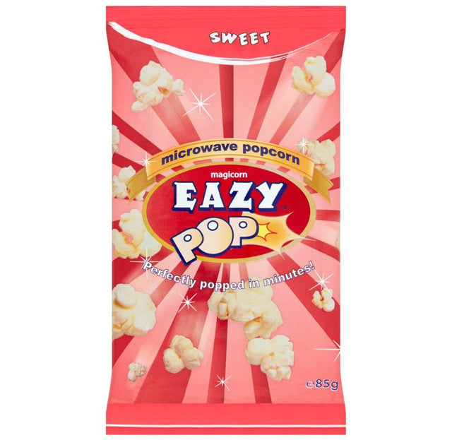 Eazy Pop Microwave Popcorn Sweet Flavour 85g - Asian Online Superstore UK