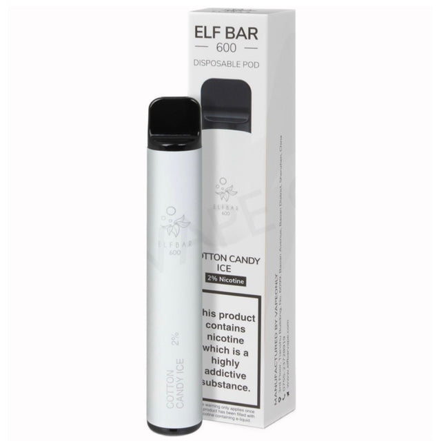 Elf Bar Cotton Candy Ice Disposable Pod Vape Device 1pc - Asian Online Superstore UK