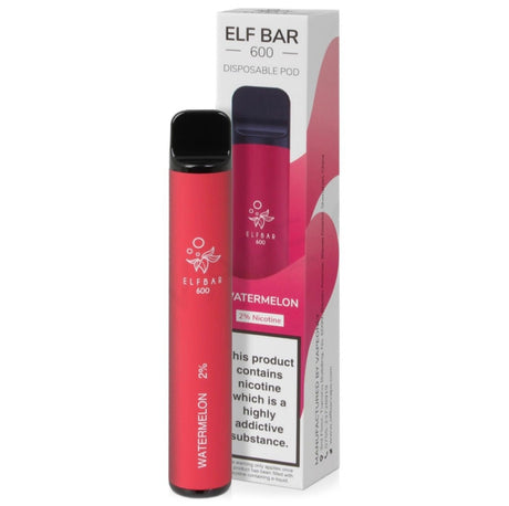 Elf Bar Watermelon Disposable Pod Vape Device 1pc - Asian Online Superstore UK