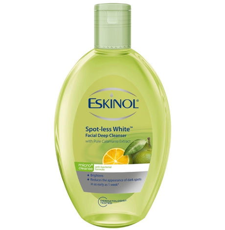Eskinol Spot - Less White Facial Deep Cleanser with Pure Calamansi Extract 225ml - Asian Online Superstore UK