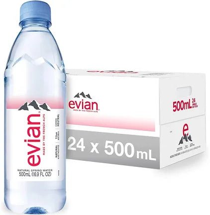 Evian Natural Mineral Water 24x500ml - Asian Online Superstore UK