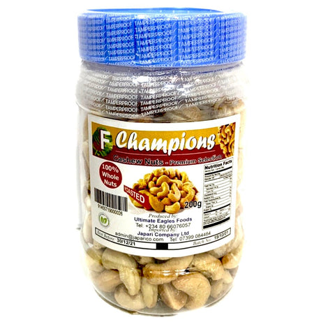 F Champions Cashew Nuts 200g - Asian Online Superstore UK