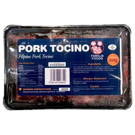 Familia Foods Pork Tocino 454g - Asian Online Superstore UK