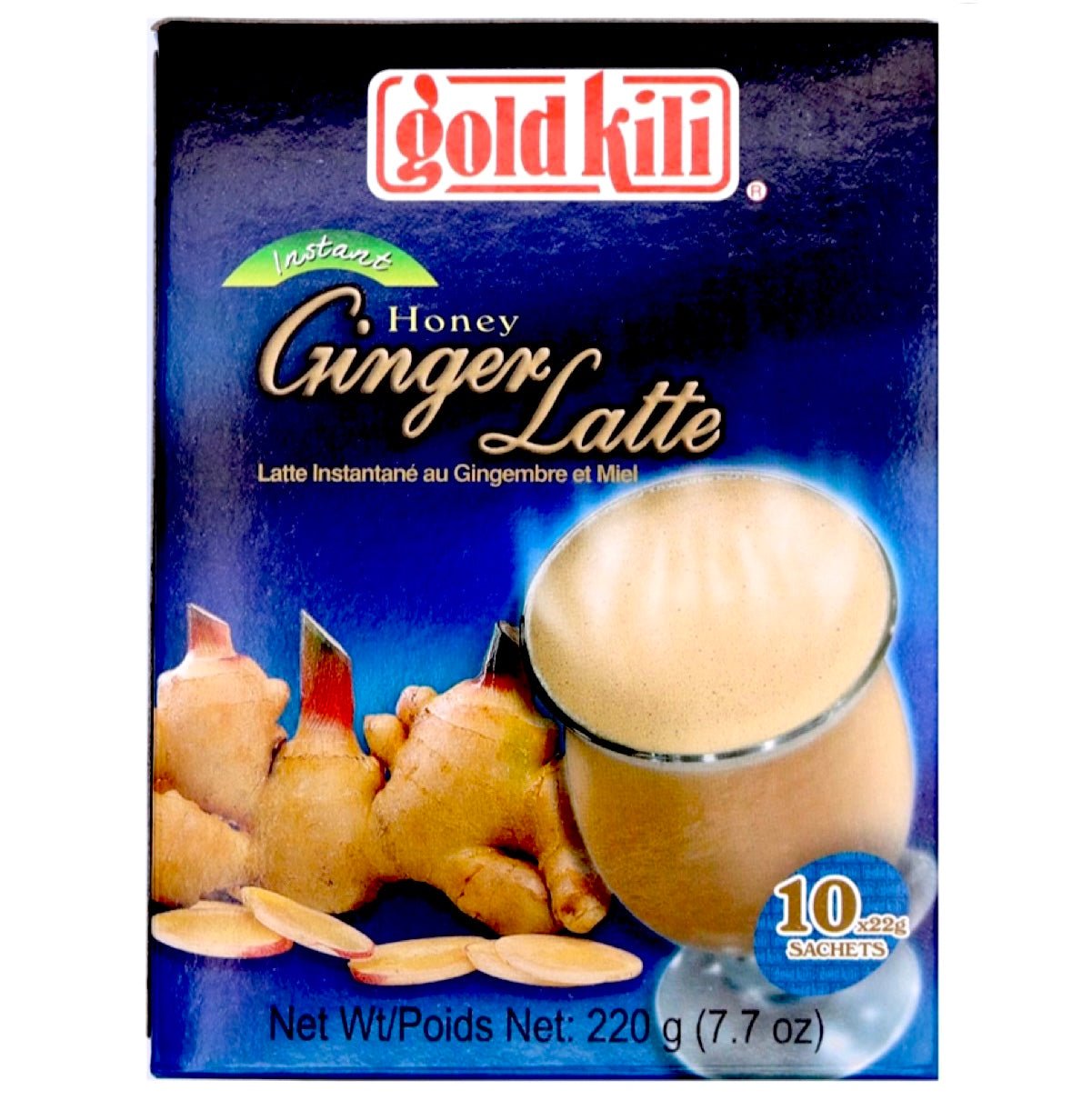 Gold Kili Honey Ginger Latte (22gx10 Sachets) 176g - Asian Online Superstore UK