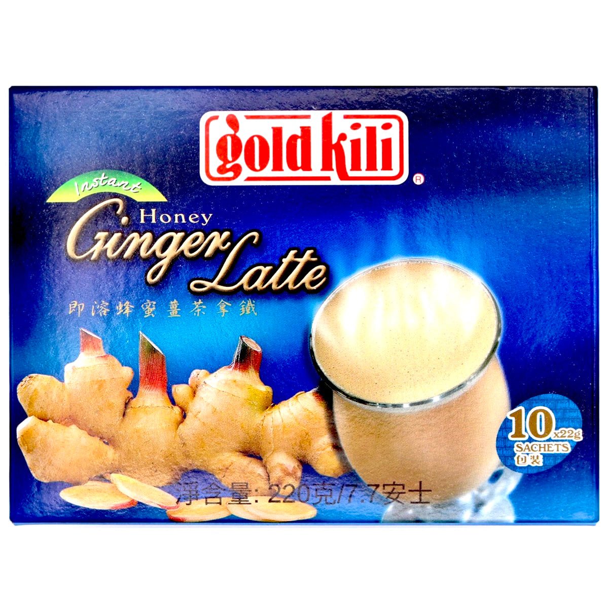 Gold Kili Honey Ginger Latte (22gx10 Sachets) 176g - Asian Online Superstore UK