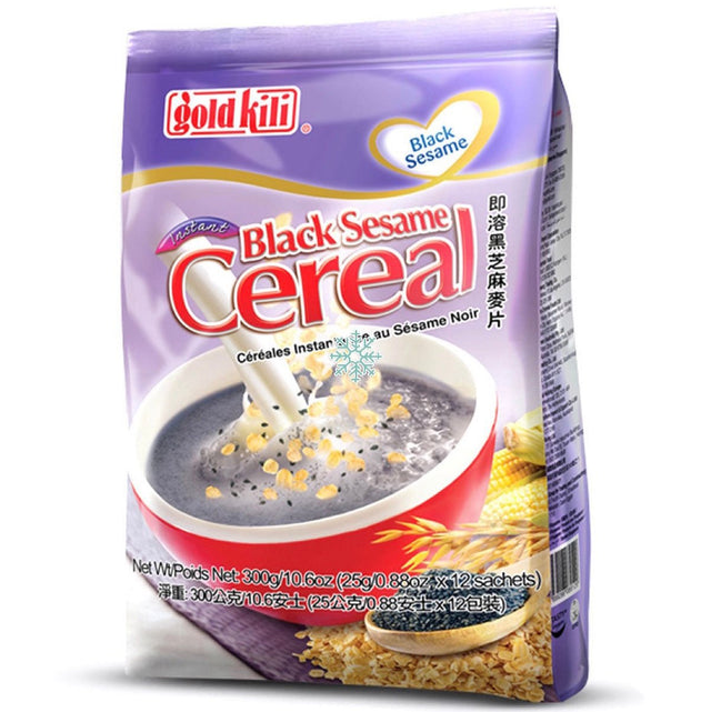 Gold Kili Instant 3 in 1 Cereal Black Sesame (25gx12) 300g - Asian Online Superstore UK