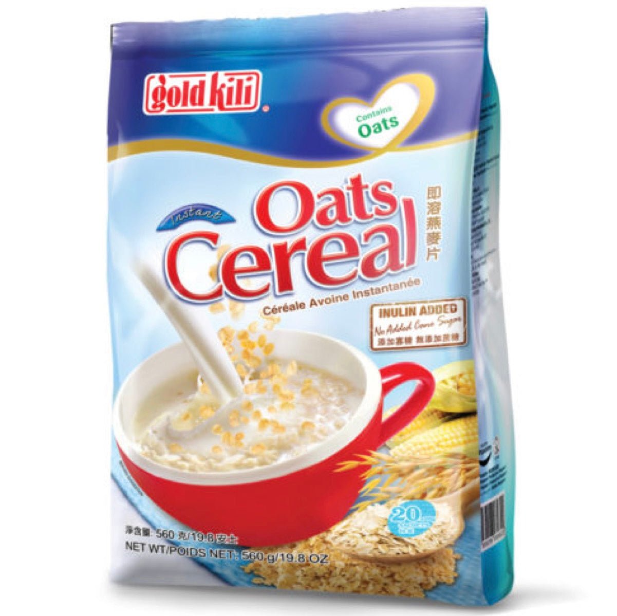 Gold Kili Instant 3 in 1 Oat Cereal (28gx20) 560g - Asian Online Superstore UK