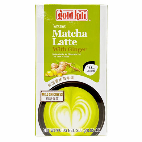 Gold Kili Instant Matcha Latte With Ginger (10x25g) 250g - Asian Online Superstore UK