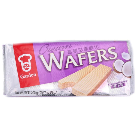 GR Garden Cream Wafers Coconut Flavour 200g - Asian Online Superstore UK