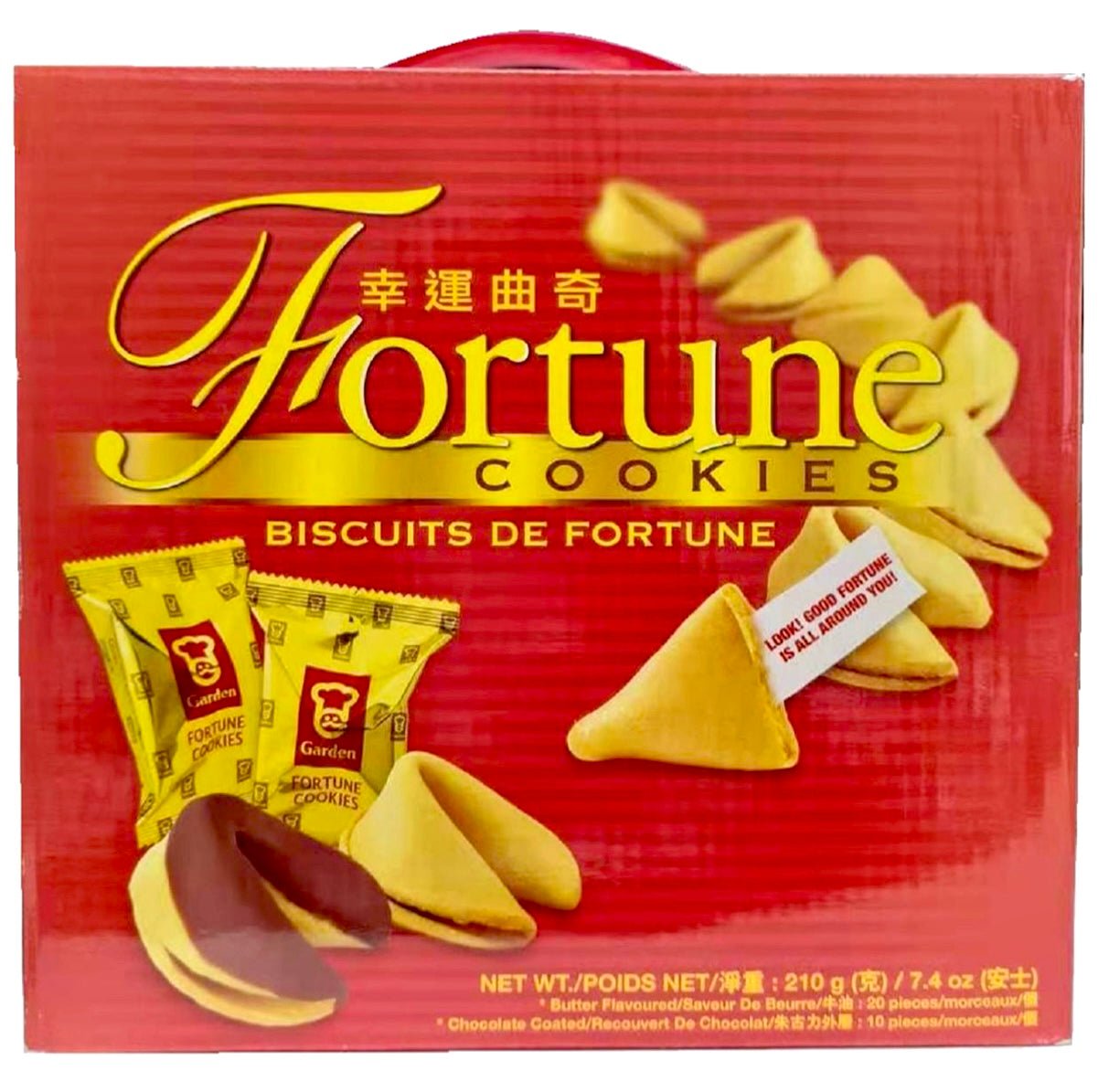 GR Garden Fortune Cockies (Gift Box) 210g - Asian Online Superstore UK