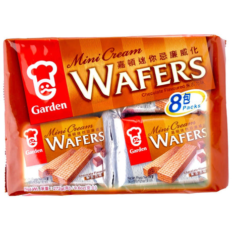 GR Garden Mini Cream Wafers Chocolate Flavour 272g - Asian Online Superstore UK