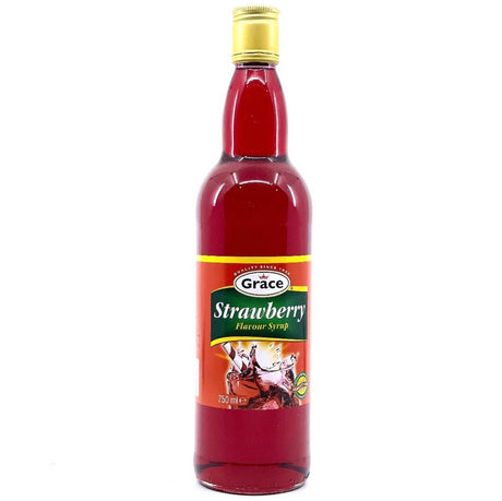 Grace Strawberry Flavour Syrup 750ml - Asian Online Superstore UK