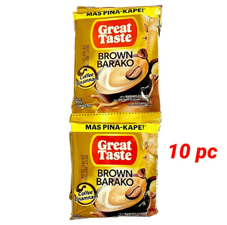 Great Taste Coffee Brown Barako (10x30g) 300g - Asian Online Superstore UK
